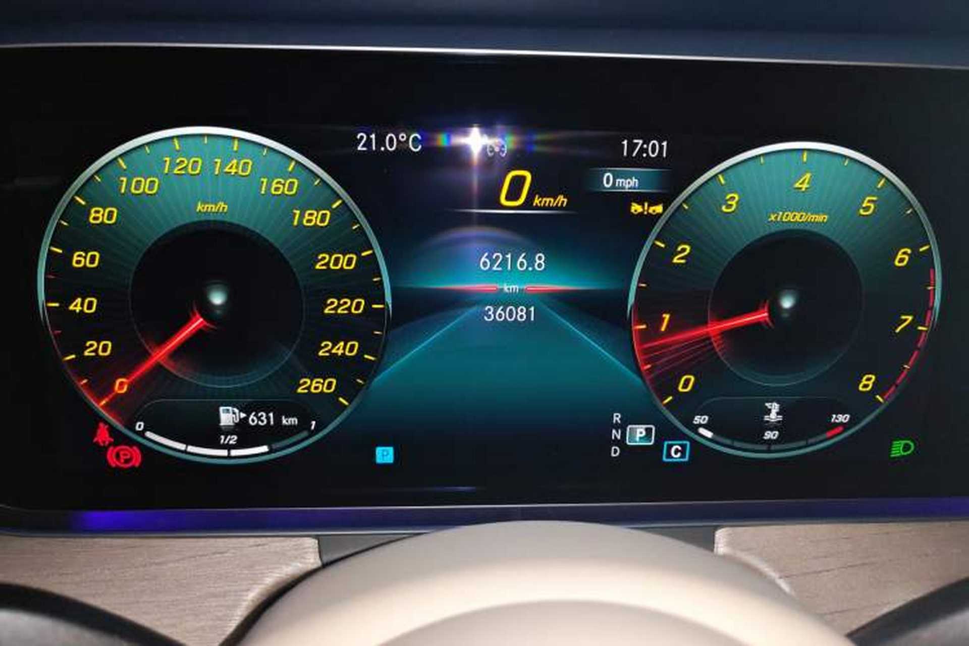 Used Mercedes-Benz E-Class 2023 E 260 Coupe Odometer Close Up