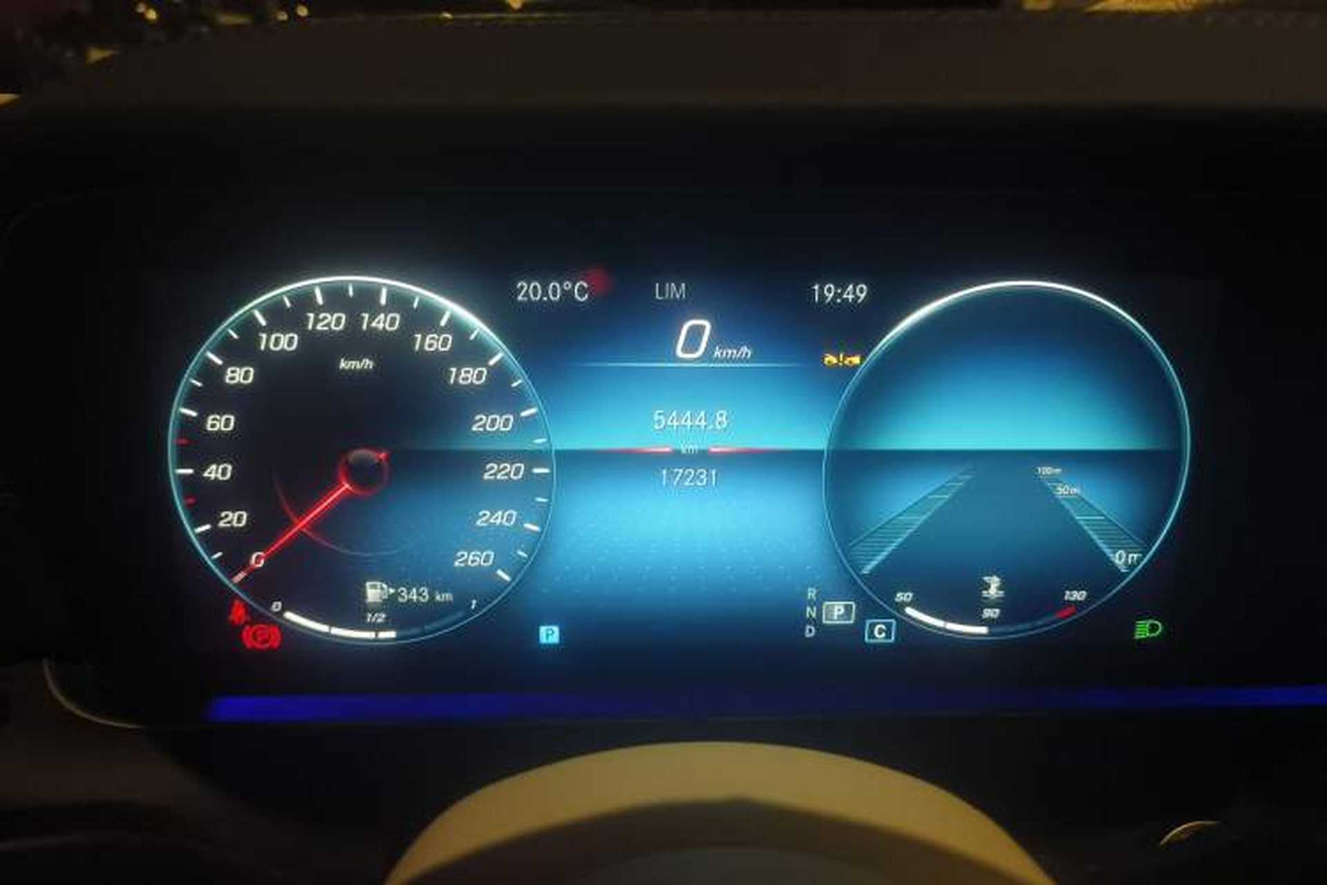 Used Mercedes-Benz E-Class 2023 Restyled E 300 L Sporty and Stylish Edition Odometer Close Up