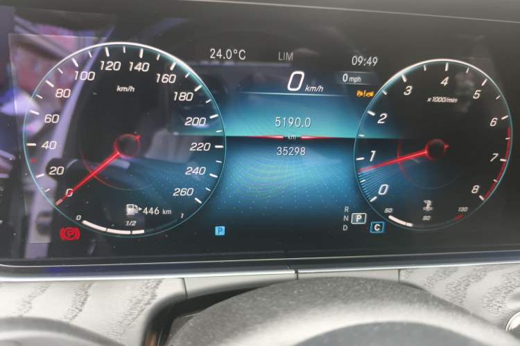 Used Mercedes-Benz E-Class 2023 E 300 Stylish Sports Edition Odometer Close Up