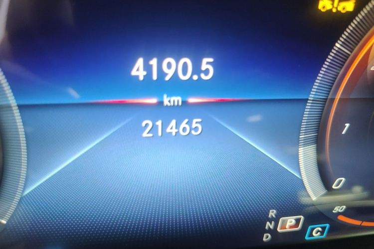 Used Mercedes-Benz E-Class 2023 E 300 Stylish Sports Edition Odometer Close Up