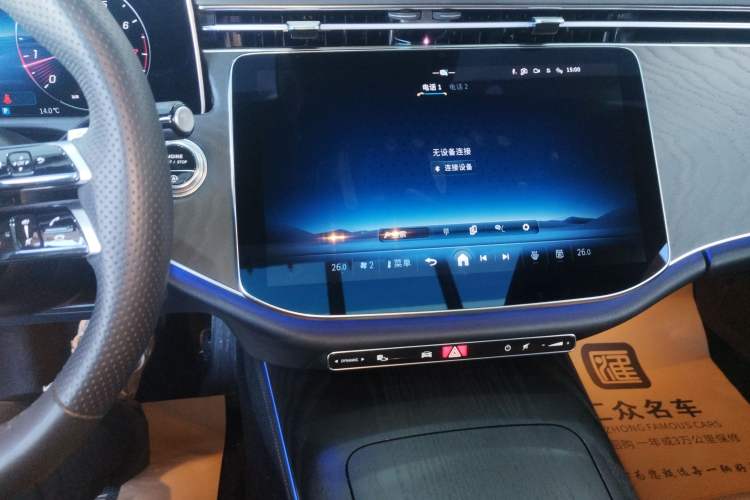 Used Mercedes-Benz E-Class 2024 E 300 L Fashion Sport Model Audio And AC Panel