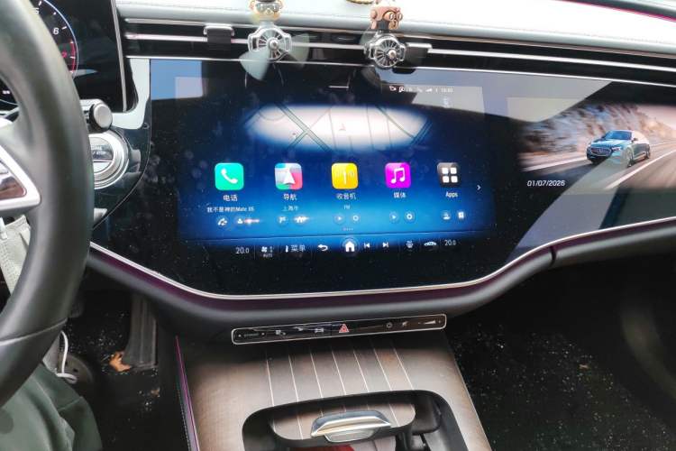Used Mercedes-Benz E-Class 2024 E 300 L Luxury Model Audio And AC Panel