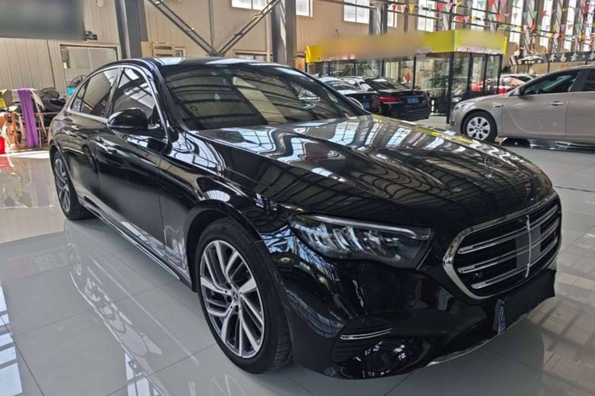 Used Mercedes-Benz E-Class 2024 E 300 L Stylish Model Front Right 45 Deg