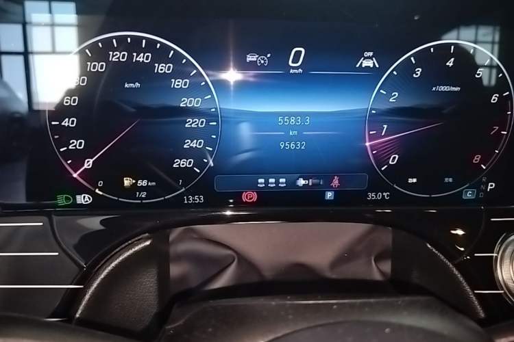 Used Mercedes-Benz E-Class 2024 Facelift E 260 L Odometer Close Up
