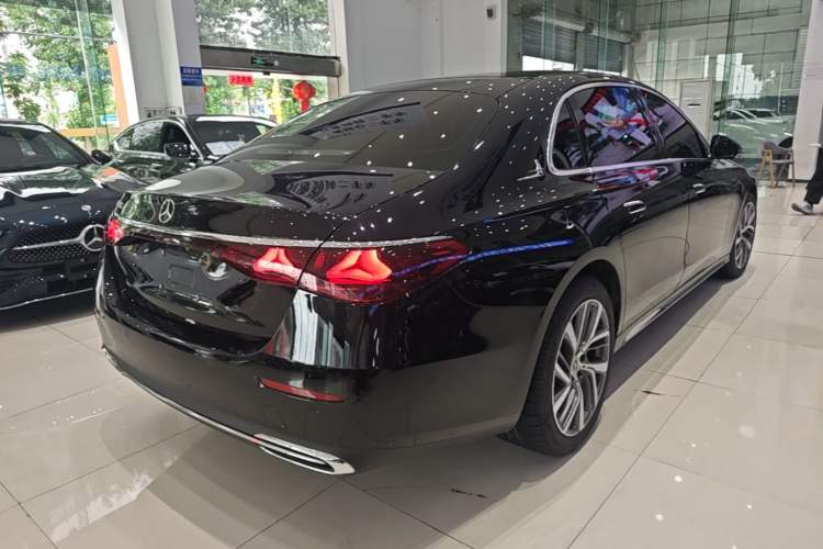 Used Mercedes-Benz E-Class 2024 E 300 L Stylish Model Rear Right 45 Deg