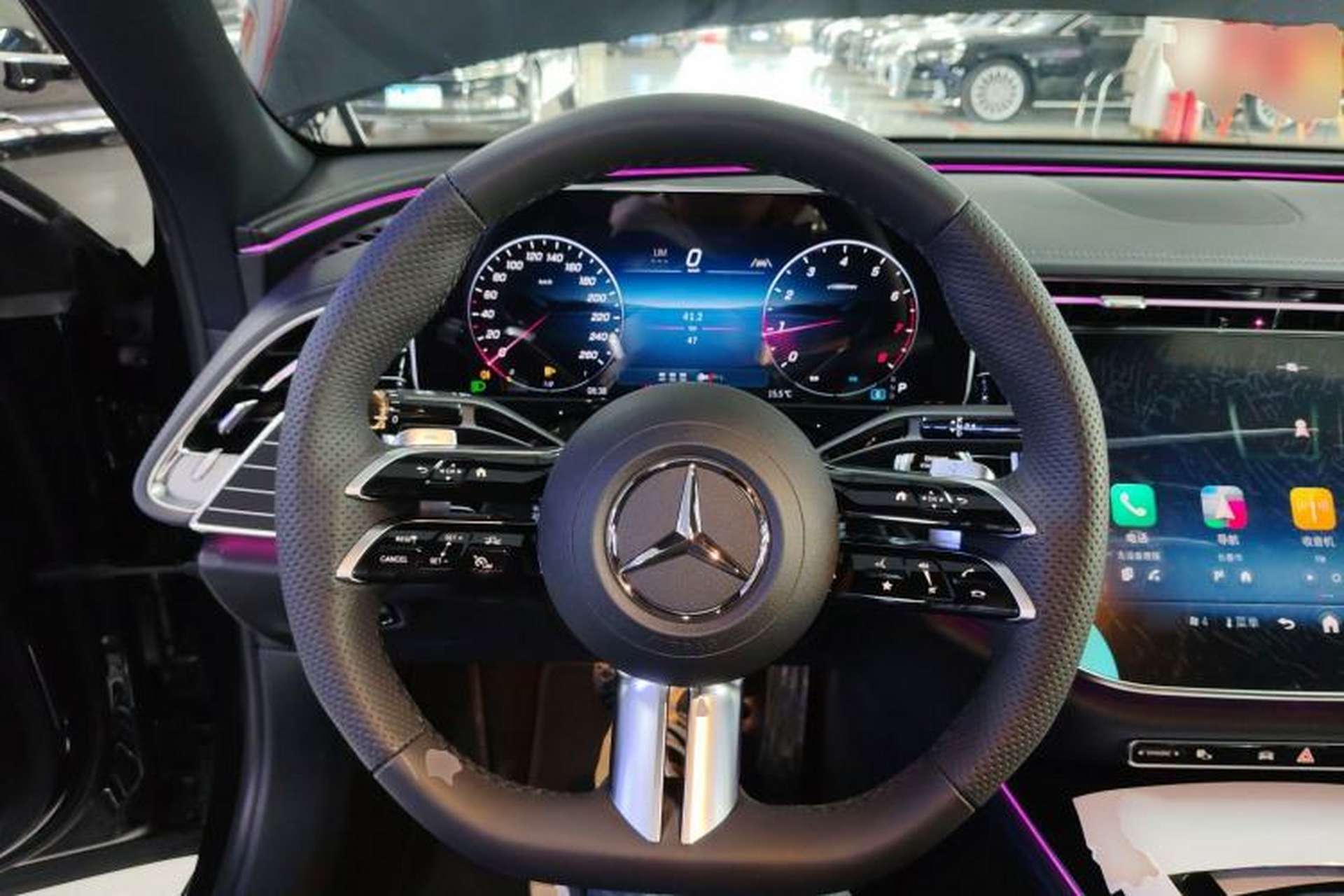 Used Mercedes-Benz E-Class 2024 E 260 L 4MATIC Sport Edition Steering Wheel