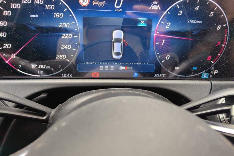 Used Mercedes-Benz E-Class 2025 E 260 Sport Edition Odometer Close Up