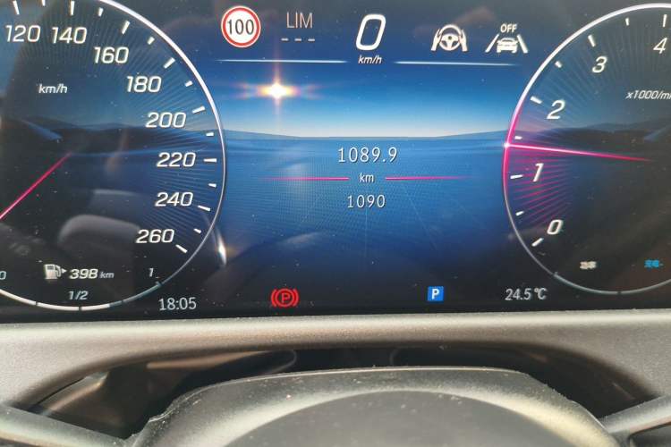 Used Mercedes-Benz E-Class 2026 E 260 Sport Edition Odometer Close Up