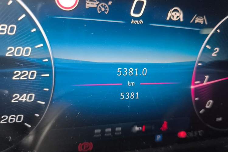 Used Mercedes-Benz E-Class 2026 E 300 L Prestige Edition Odometer Close Up