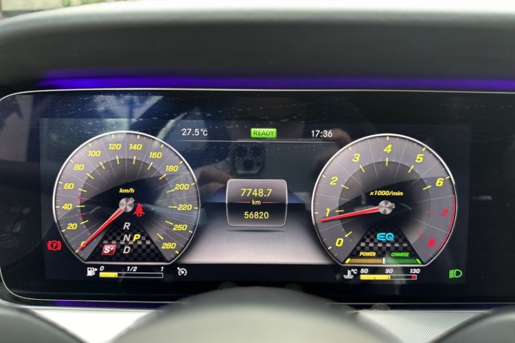 Used Mercedes-Benz E-Class AMG 2019 AMG E 53 4MATIC+ Coupe Odometer Close Up