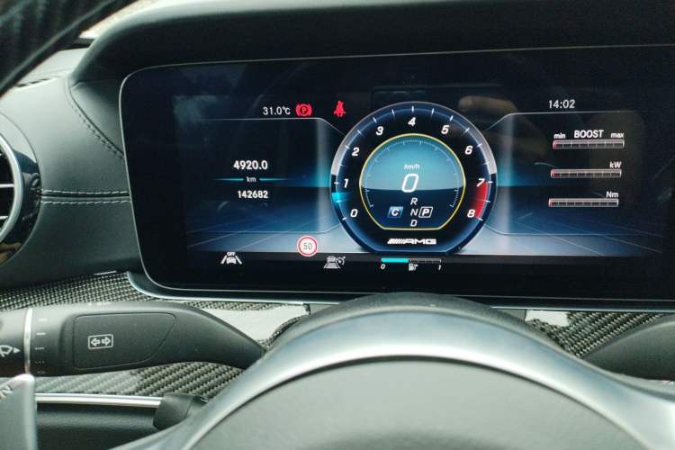 Used Mercedes-Benz E-Class AMG 2019 AMG E 63 S 4MATIC+ Odometer Close Up