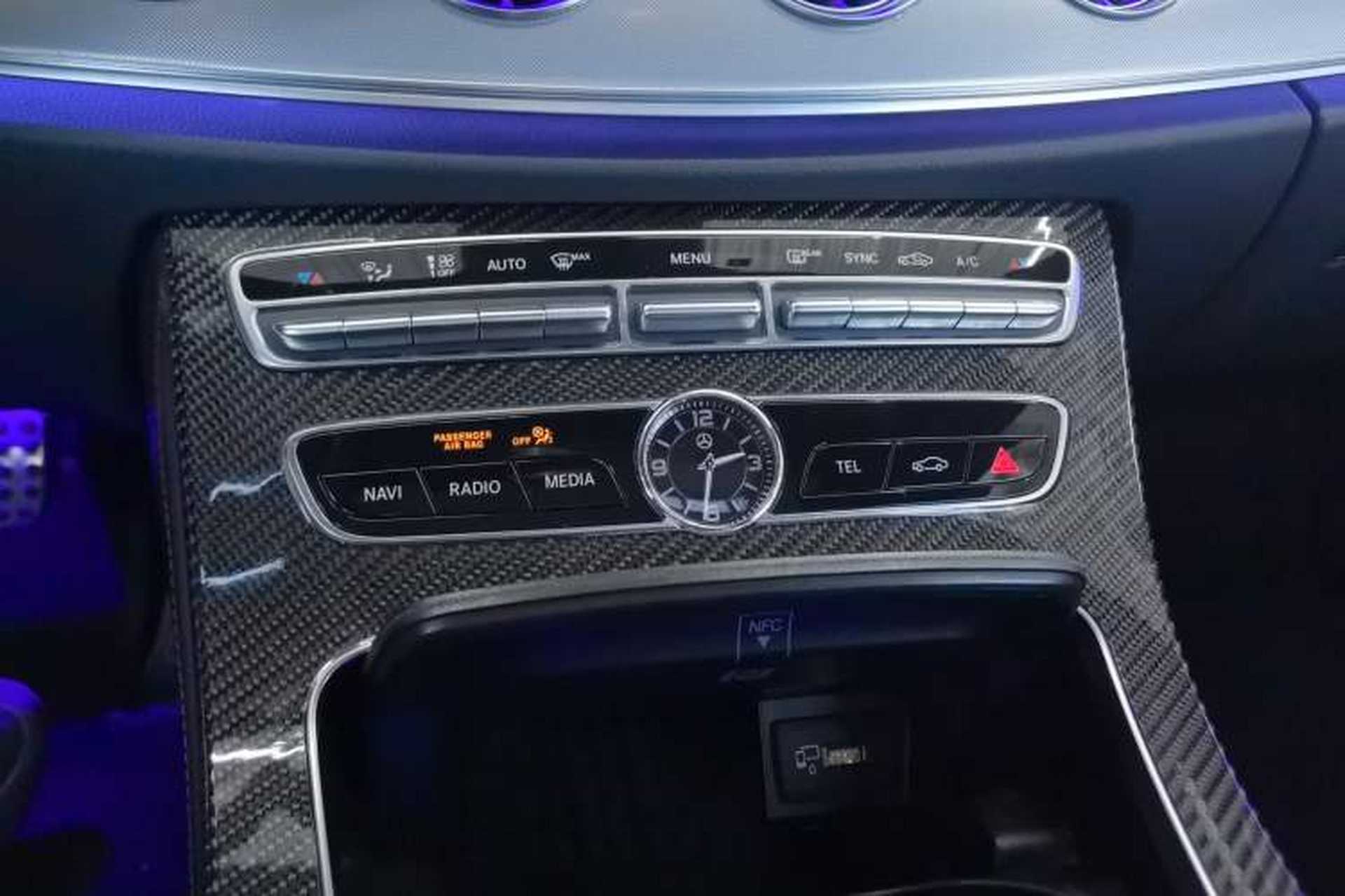 Used Mercedes-Benz E-Class AMG 2019 AMG E 53 4MATIC+ Coupe Audio And AC Panel