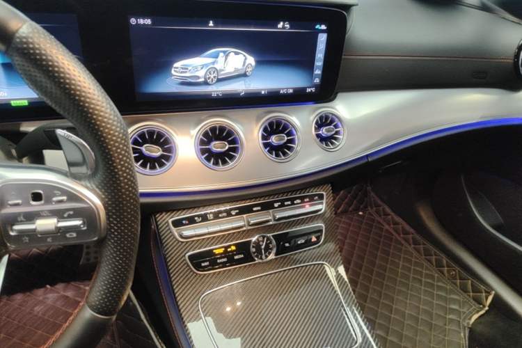 Used Mercedes-Benz E-Class AMG 2019 AMG E 53 4MATIC+ Coupe Audio And AC Panel
