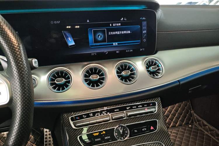 Used Mercedes-Benz E-Class AMG 2019 AMG E 53 4MATIC+ Coupe Audio And AC Panel
