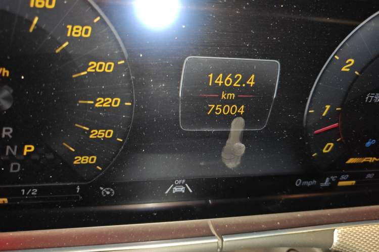 Used Mercedes-Benz E-Class AMG 2019 AMG E 53 4MATIC+ Odometer Close Up