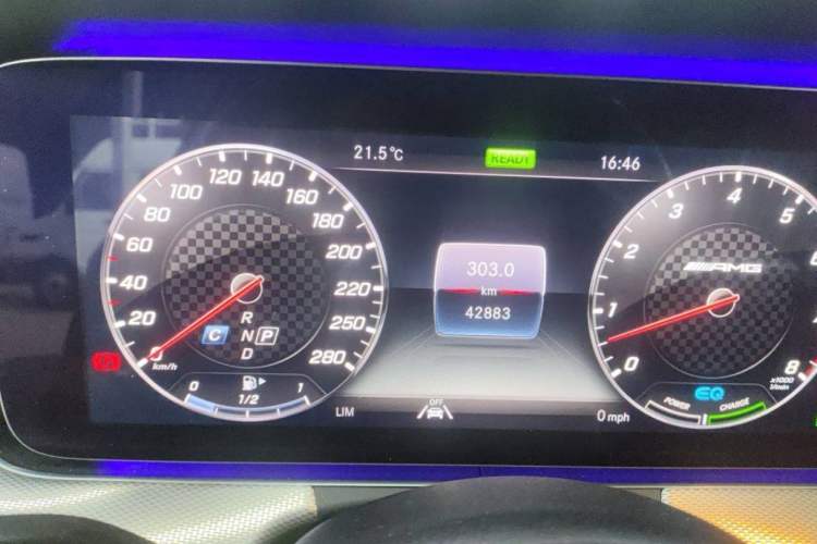 Used Mercedes-Benz E-Class AMG 2019 AMG E 53 4MATIC+ Odometer Close Up