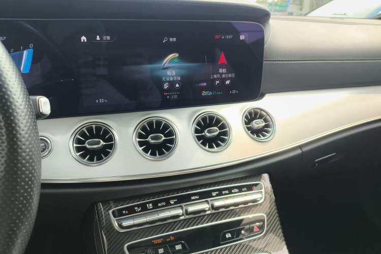 Used Mercedes-Benz E-Class AMG 2021 AMG E 53 4MATIC+ Coupe Audio And AC Panel