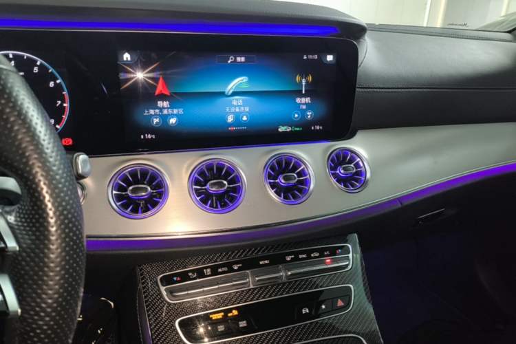 Used Mercedes-Benz E-Class AMG 2021 AMG E 53 4MATIC+ Coupe Audio And AC Panel