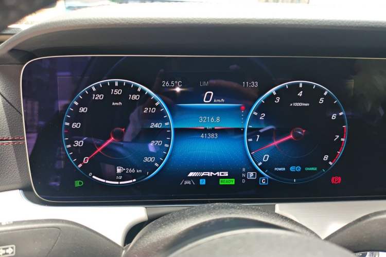 Used Mercedes-Benz E-Class AMG 2022 AMG E 53 4MATIC+ Odometer Close Up