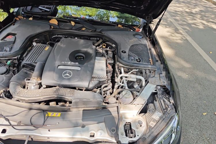 Used Mercedes-Benz E-Class New Energy 2021 E 350 e L Plug-in Hybrid Sedan Engine Bay Left