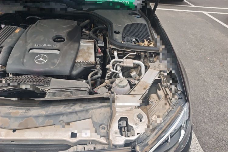 Used Mercedes-Benz E-Class New Energy 2021 E 350 e L Plug-in Hybrid Sedan Engine Bay Left