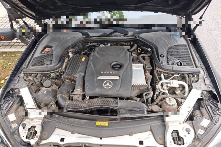 Used Mercedes-Benz E-Class New Energy 2021 E 350 e L Plug-in Hybrid Sports Sedan Engine Bay