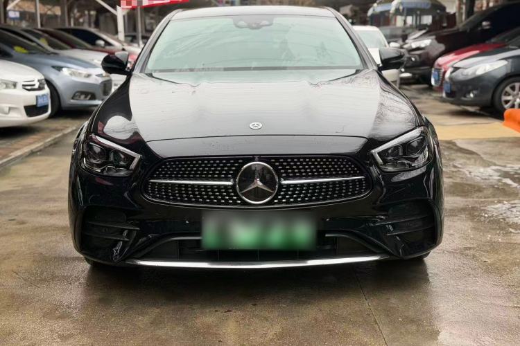 Used Mercedes-Benz E-Class New Energy 2021 E 350 e L Plug-in Hybrid Sports Sedan Exterior 2