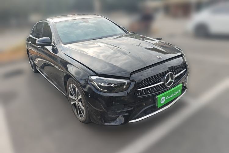 Used Mercedes-Benz E-Class New Energy 2021 E 350 e L Plug-in Hybrid Sports Sedan Exterior 2