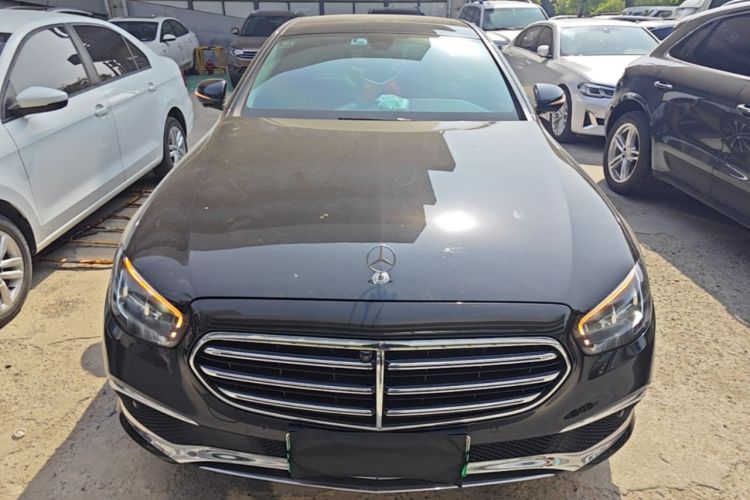 Used Mercedes-Benz E-Class New Energy 2021 E 350 e L Plug-in Hybrid Sedan Front