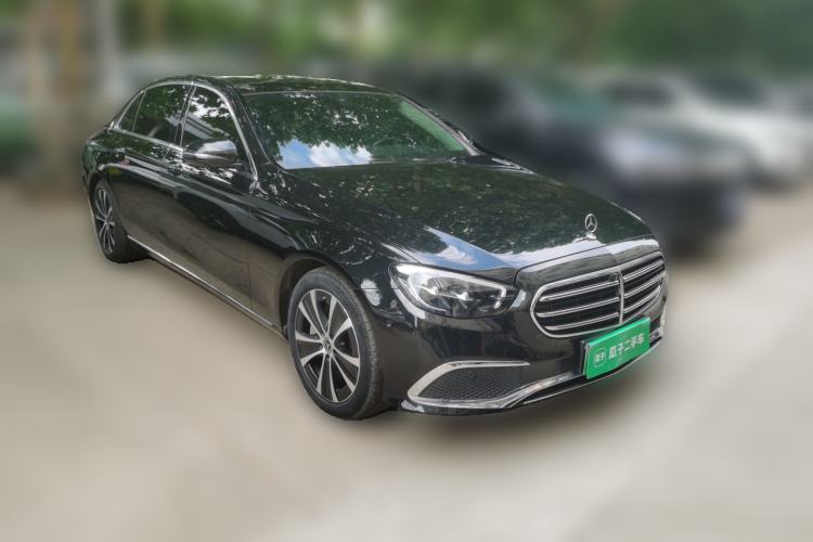 Used Mercedes-Benz E-Class New Energy 2021 E 350 e L Plug-in Hybrid Sedan Front Right 45 Deg