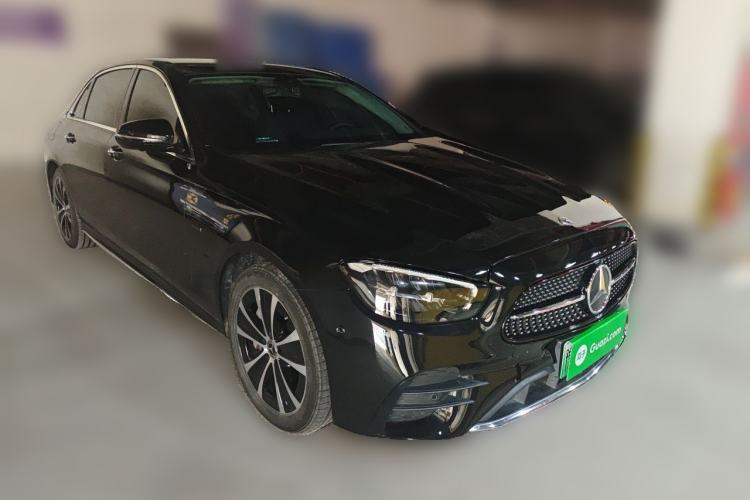 Used Mercedes-Benz E-Class New Energy 2021 E 350 e L Plug-in Hybrid Sports Sedan Front Right 45 Deg