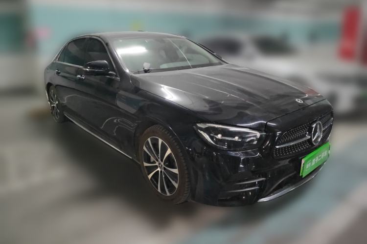 Used Mercedes-Benz E-Class New Energy 2021 E 350 e L Plug-in Hybrid Sports Sedan Front Right 45 Deg