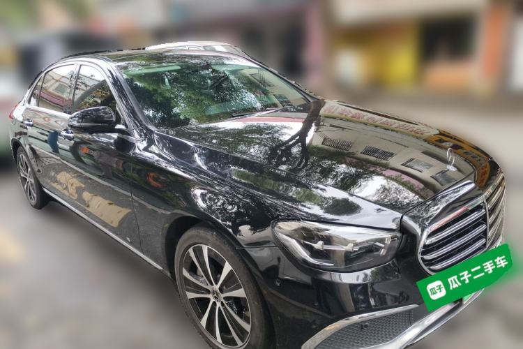 Used Mercedes-Benz E-Class New Energy 2021 E 350 e L Plug-in Hybrid Sedan Front Right 45 Deg