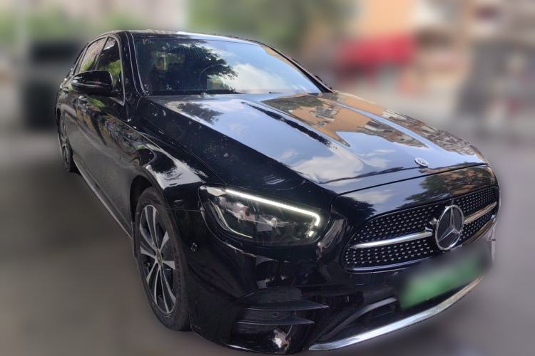 Used Mercedes-Benz E-Class New Energy 2021 E 350 e L Plug-in Hybrid Sports Sedan Front Right 45 Deg