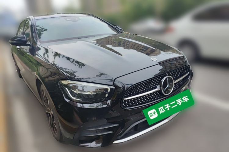 Used Mercedes-Benz E-Class New Energy 2021 E 350 e L Plug-in Hybrid Sports Sedan Front Right 45 Deg