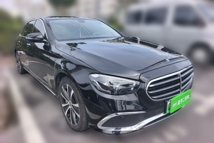 Used Mercedes-Benz E-Class New Energy 2021 E 350 e L Plug-in Hybrid Sedan Front Right 45 Deg