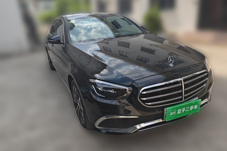 Used Mercedes-Benz E-Class New Energy 2021 E 350 e L Plug-in Hybrid Sedan Front Right 45 Deg