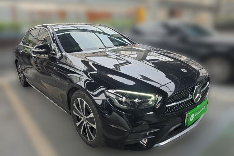 Used Mercedes-Benz E-Class New Energy 2021 E 350 e L Plug-in Hybrid Sedan Front Right 45 Deg