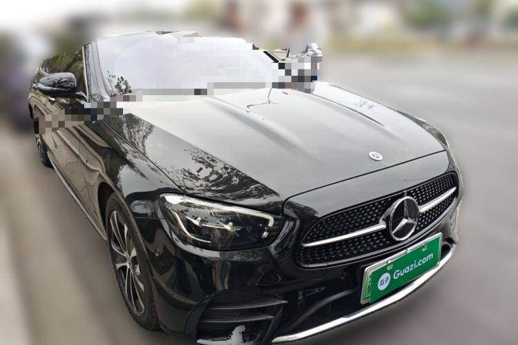 Used Mercedes-Benz E-Class New Energy 2021 E 350 e L Plug-in Hybrid Sports Sedan Front Right 45 Deg