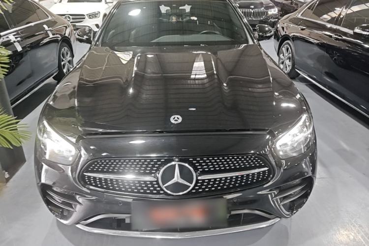 Used Mercedes-Benz E-Class New Energy 2021 E 350 e L Plug-in Hybrid Sports Sedan Front