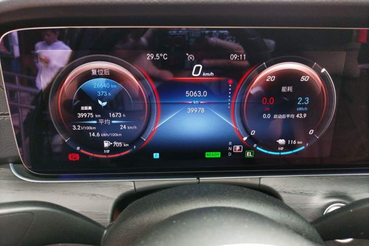 Used Mercedes-Benz E-Class New Energy 2021 E 350 e L Plug-in Hybrid Sports Sedan Instrument Cluster