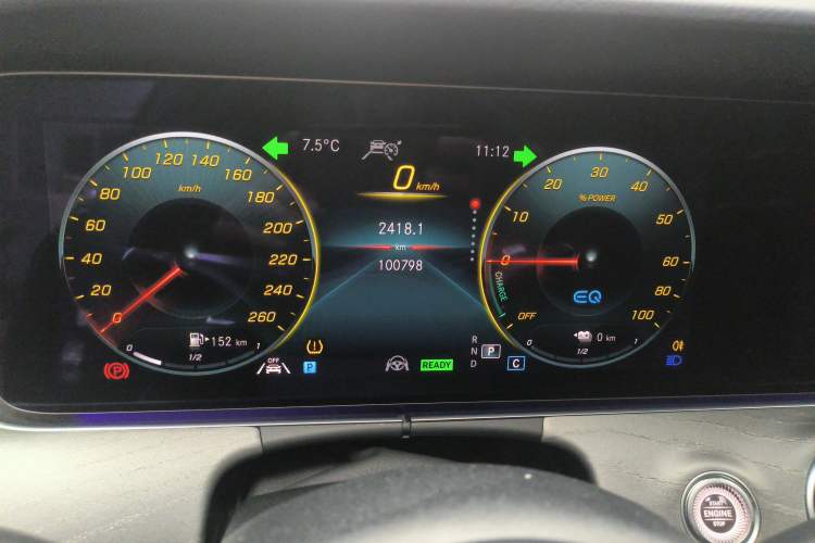 Used Mercedes-Benz E-Class New Energy 2021 E 350 e L Plug-in Hybrid Sports Sedan Instrument Cluster
