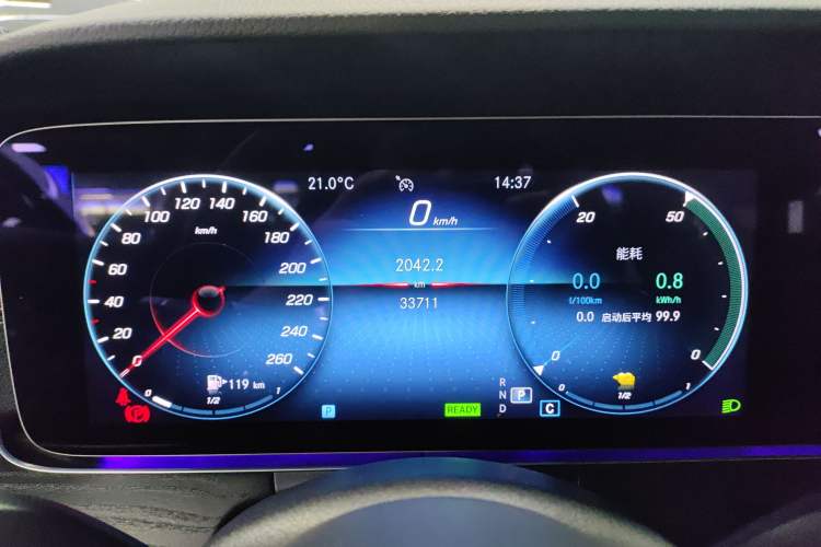 Used Mercedes-Benz E-Class New Energy 2021 E 350 e L Plug-in Hybrid Sports Sedan Instrument Cluster
