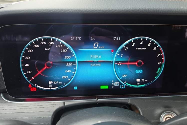 Used Mercedes-Benz E-Class New Energy 2021 E 350 e L Plug-in Hybrid Sedan Instrument Cluster