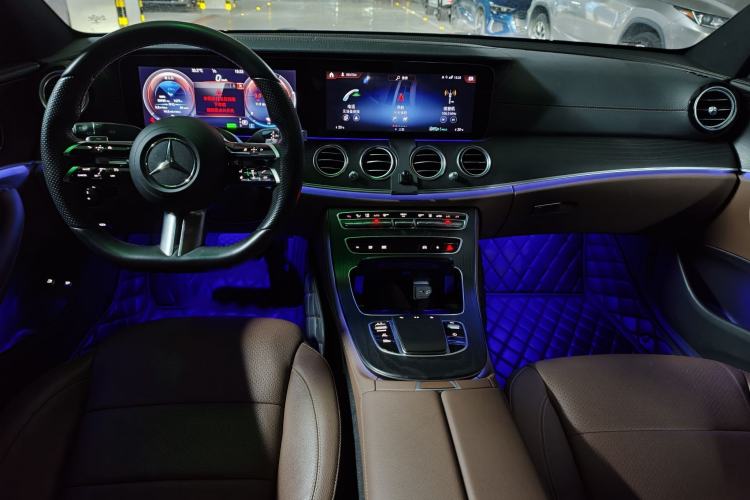 Used Mercedes-Benz E-Class New Energy 2021 E 350 e L Plug-in Hybrid Sports Sedan Interior 3