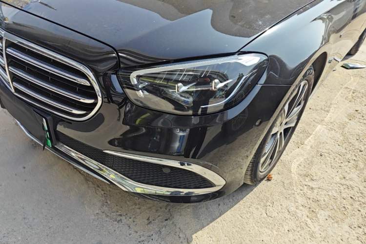 Used Mercedes-Benz E-Class New Energy 2021 E 350 e L Plug-in Hybrid Sedan Left Front Headlight