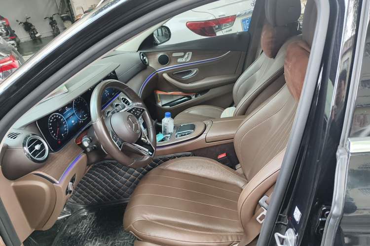 Used Mercedes-Benz E-Class New Energy 2021 E 350 e L Plug-in Hybrid Sedan Left Front Seat