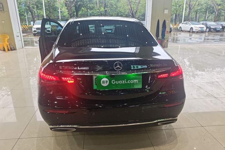 Used Mercedes-Benz E-Class New Energy 2021 E 350 e L Plug-in Hybrid Sedan Rear