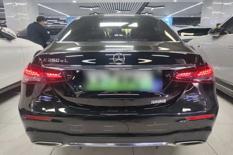 Used Mercedes-Benz E-Class New Energy 2021 E 350 e L Plug-in Hybrid Sports Sedan Rear