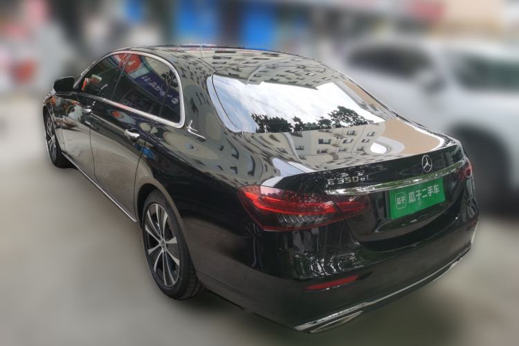 Used Mercedes-Benz E-Class New Energy 2021 E 350 e L Plug-in Hybrid Sedan Rear Left 45 Deg